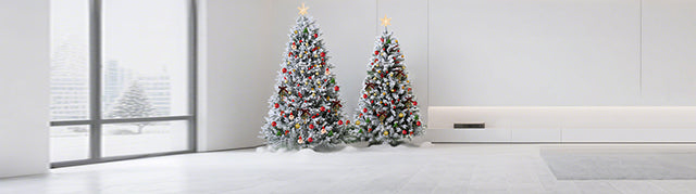 Snowy christmas tree 2