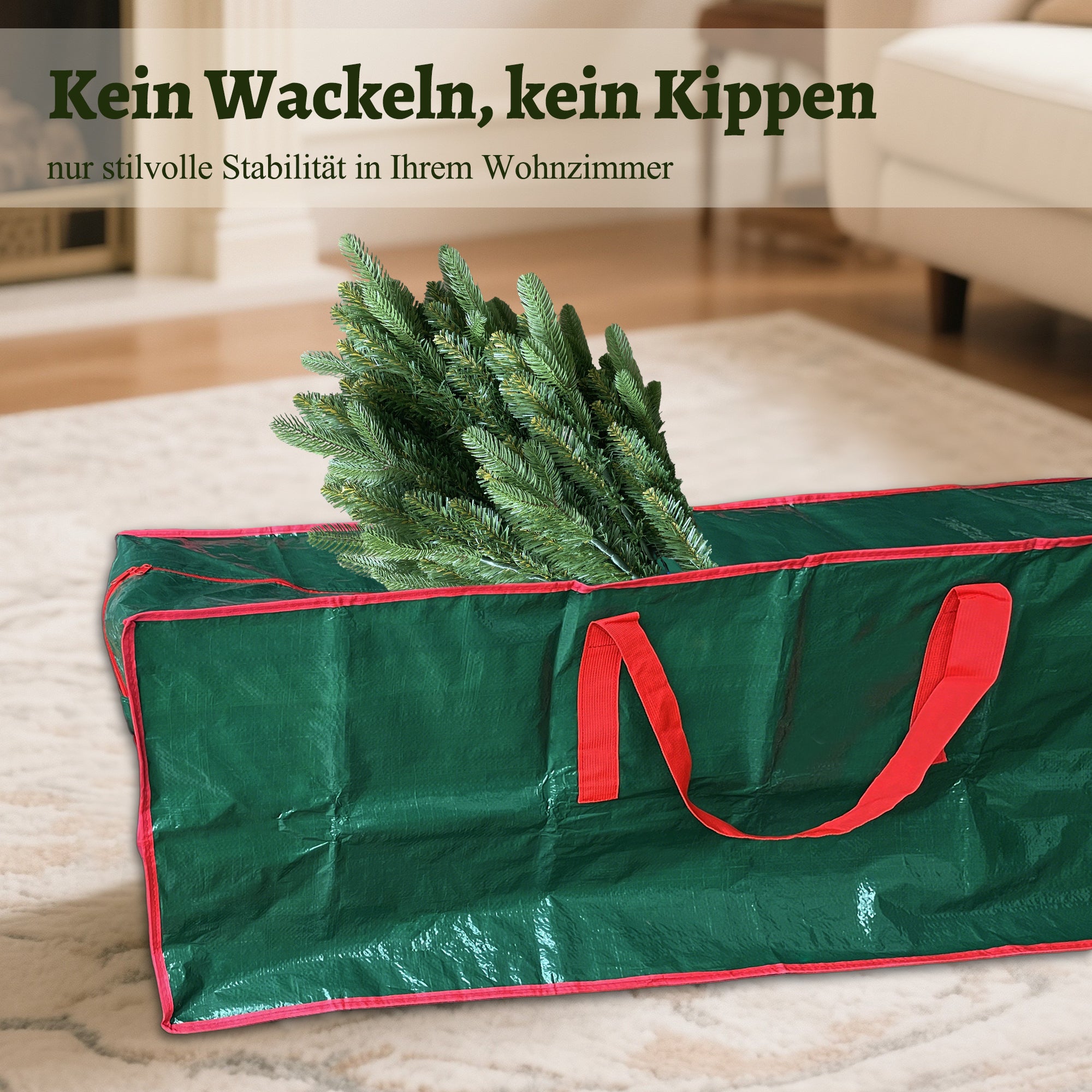 Artificial Christmas Tree 180 cm - Premium Nordmann Fir with PE Tips & PVC Branches & Metal Stand - Lifelike, Flame-Retardant, Includes Storage Bag - Artificial Tree for Christmas Decoration